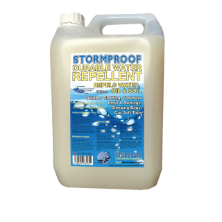 stormsure stormproof durable water repellent spray on waterproofer 5 litre jerry can bottle wholesale