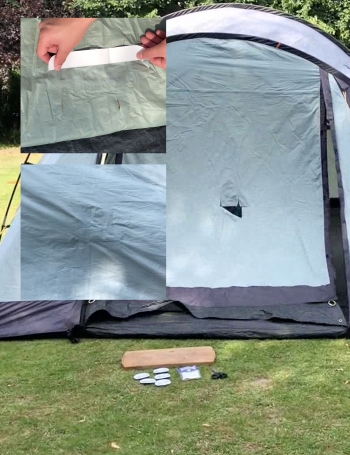 Tent Repair with TUFF Tape